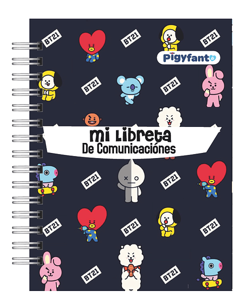 Libreta de comunicaciónes " Bt21 " 