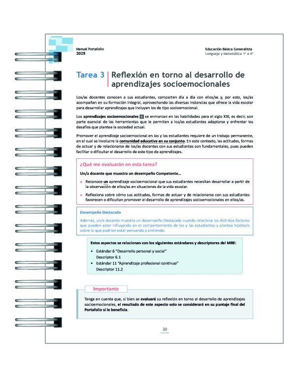 Manual de Portafolio Educación Básica Generalista Lenguaje y Matemática 1º a 4º – Edición 2025 4