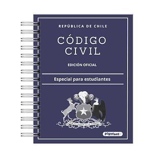 Código Civil de Chile 2026 – Edición Estudiante Actualizada y Anillada (296 páginas)