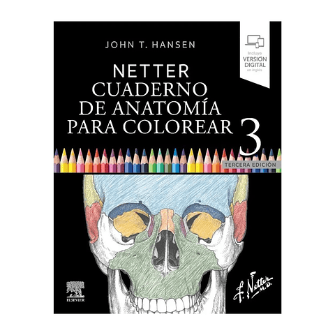 Libro para Colorear Anatomía Netter – Última Edición Actualizada | Edición Elaborada por Nosotros