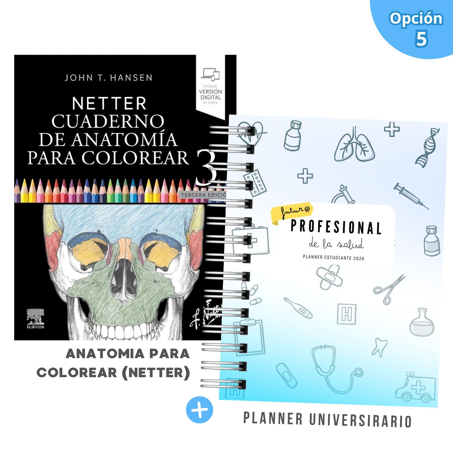 Pack Mechón de la Salud – Edición Limitada 2026 | Anatomía Netter + Planner Universitario 6