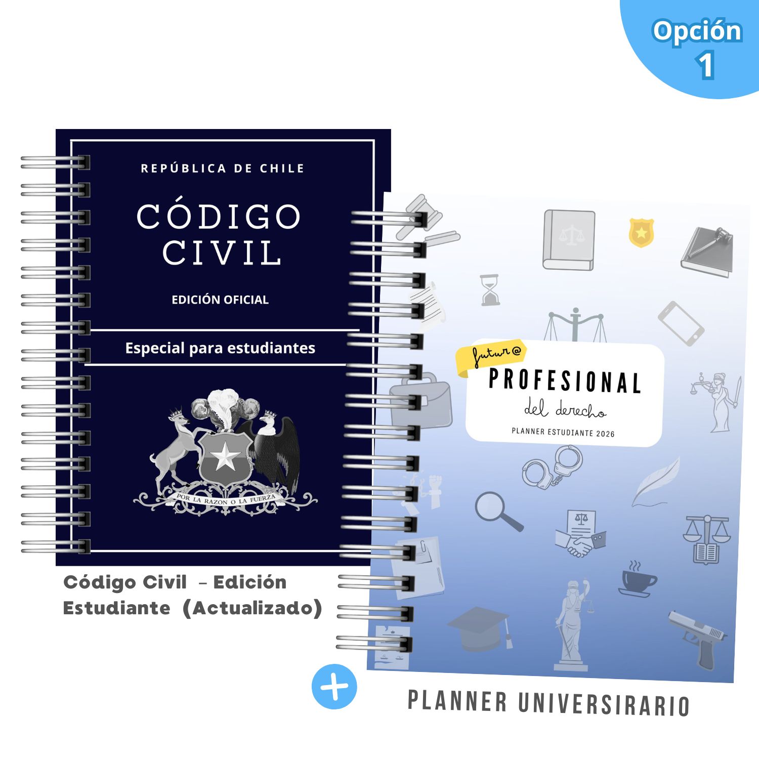 Pack Mechón Derecho  – Planner Universitario + Código Civil Edición Estudiante 2