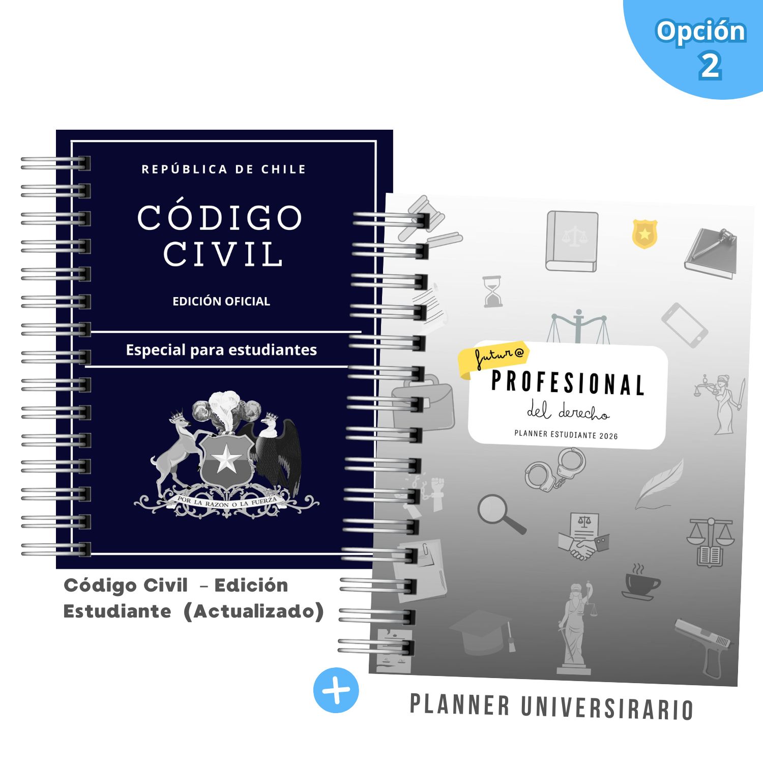 Pack Mechón Derecho  – Planner Universitario + Código Civil Edición Estudiante 3