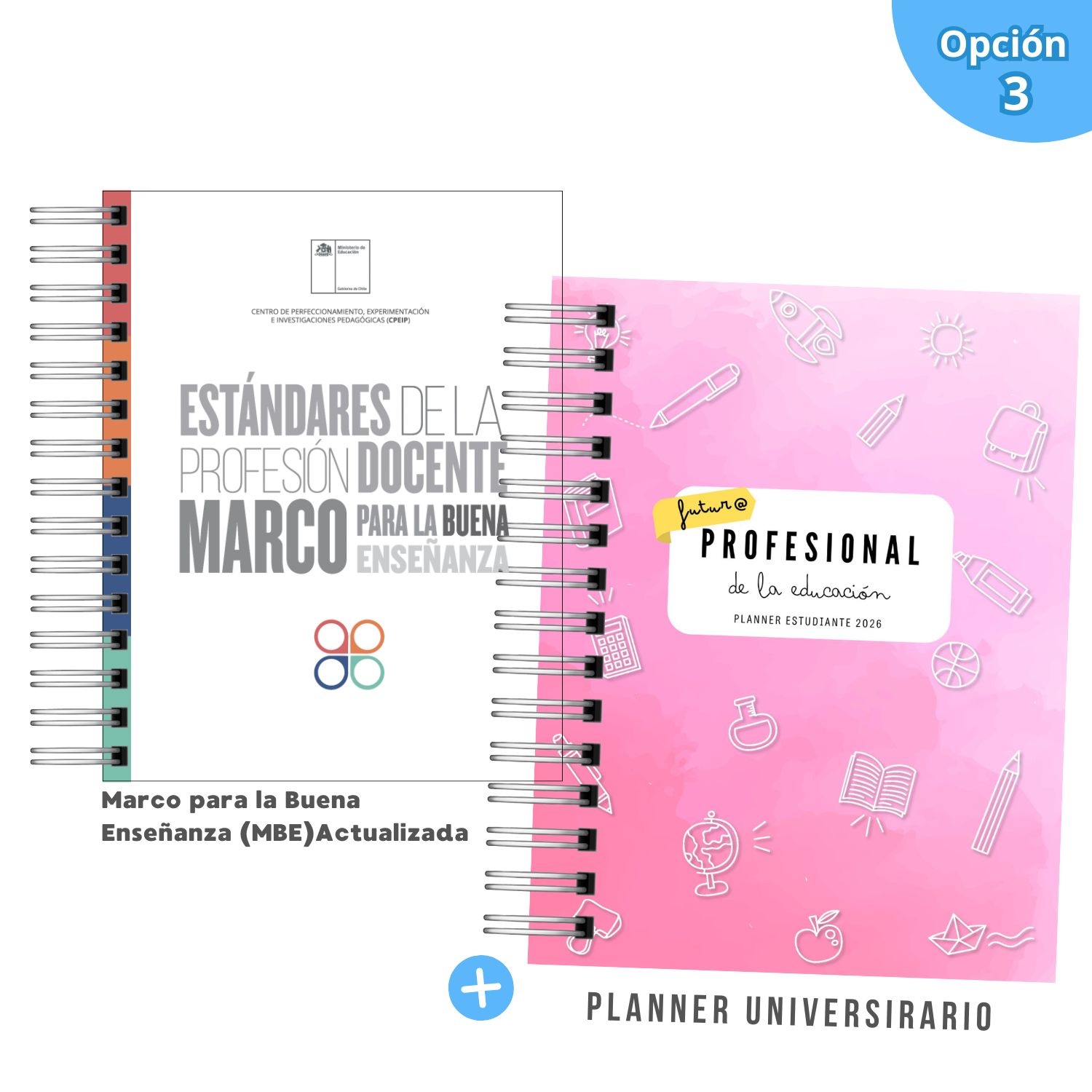 Pack Mechón de la Educación  – Estándares de la Profesión Docente + Planner Universitario 4
