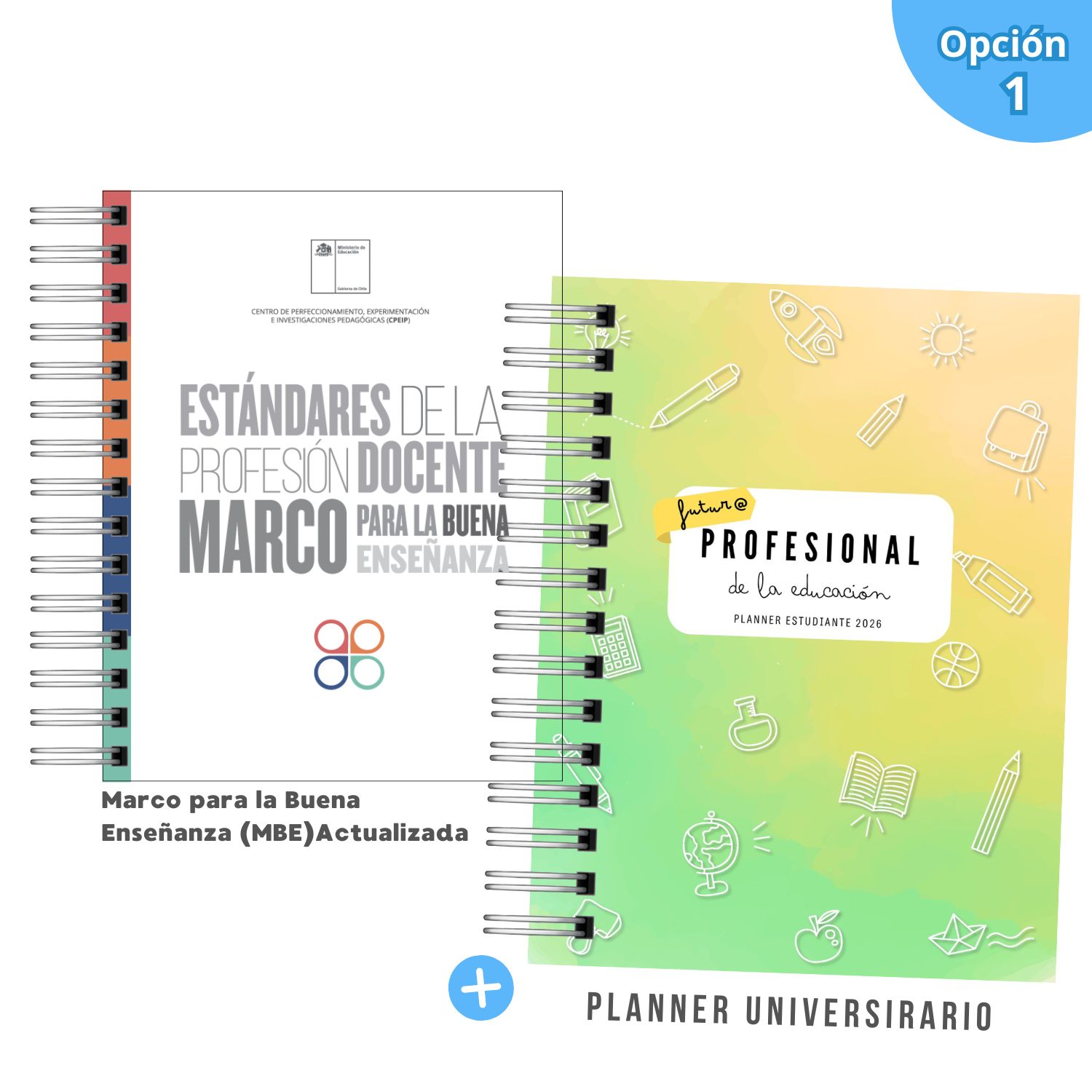 Pack Mechón de la Educación  – Estándares de la Profesión Docente + Planner Universitario 2