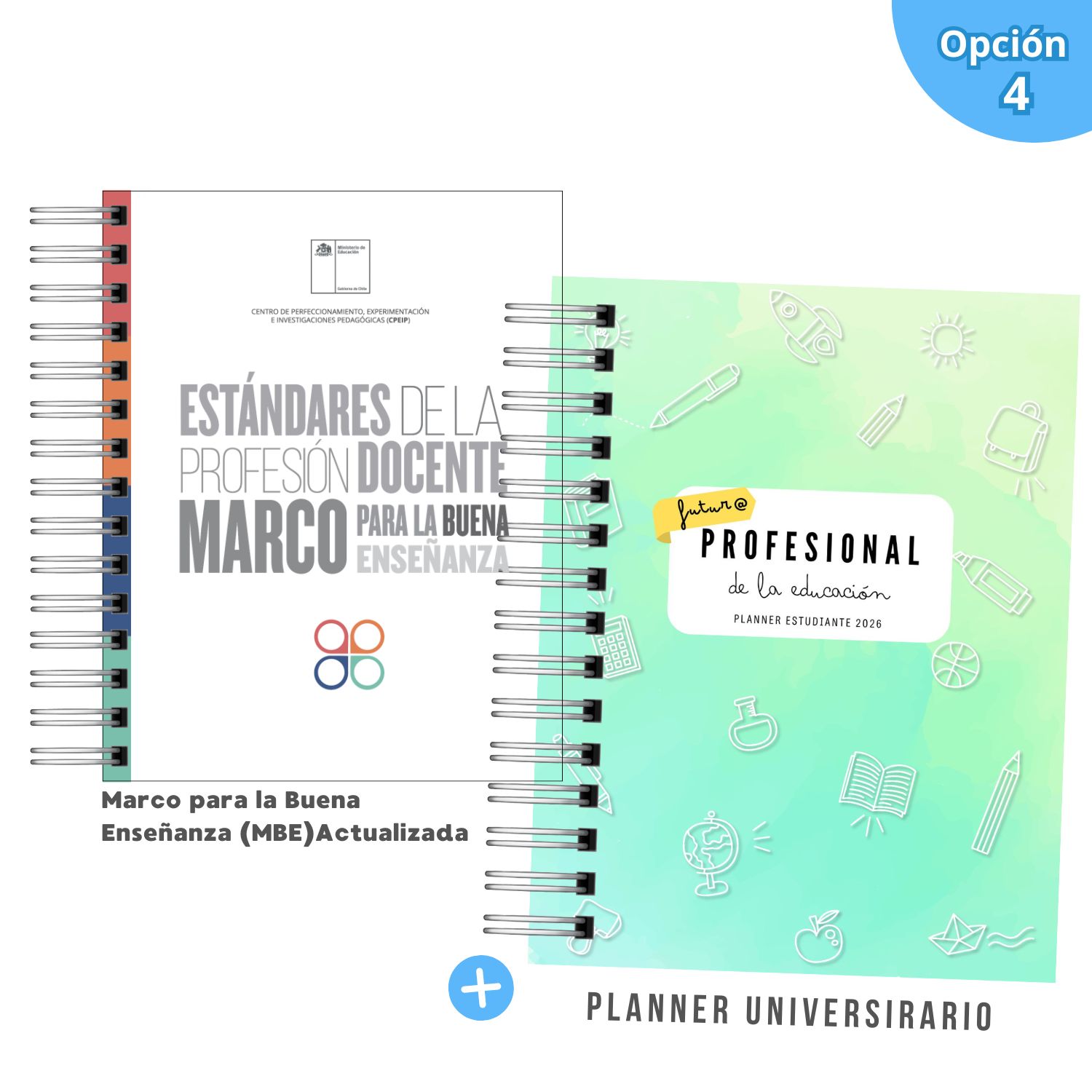 Pack Mechón de la Educación  – Estándares de la Profesión Docente + Planner Universitario 5