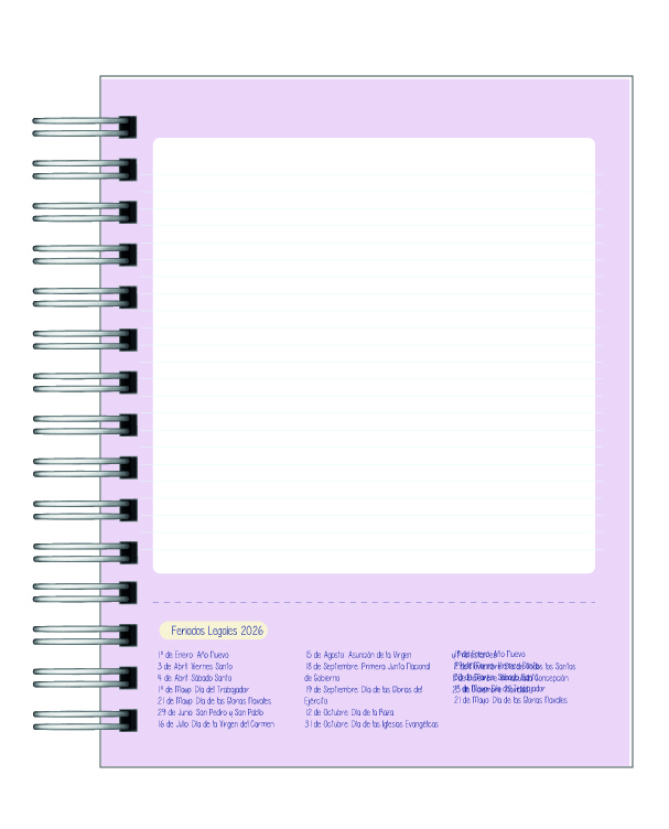 Agenda Mujer Power 4