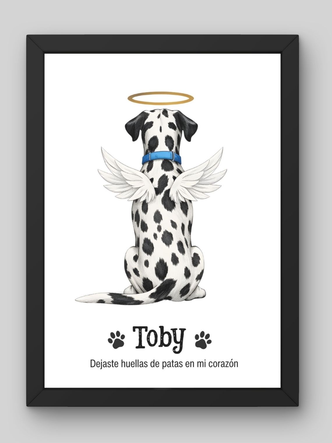 Cuadro Conmemorativo de Mascota Personalizado | Homenaje Puente del Arcoíris 1