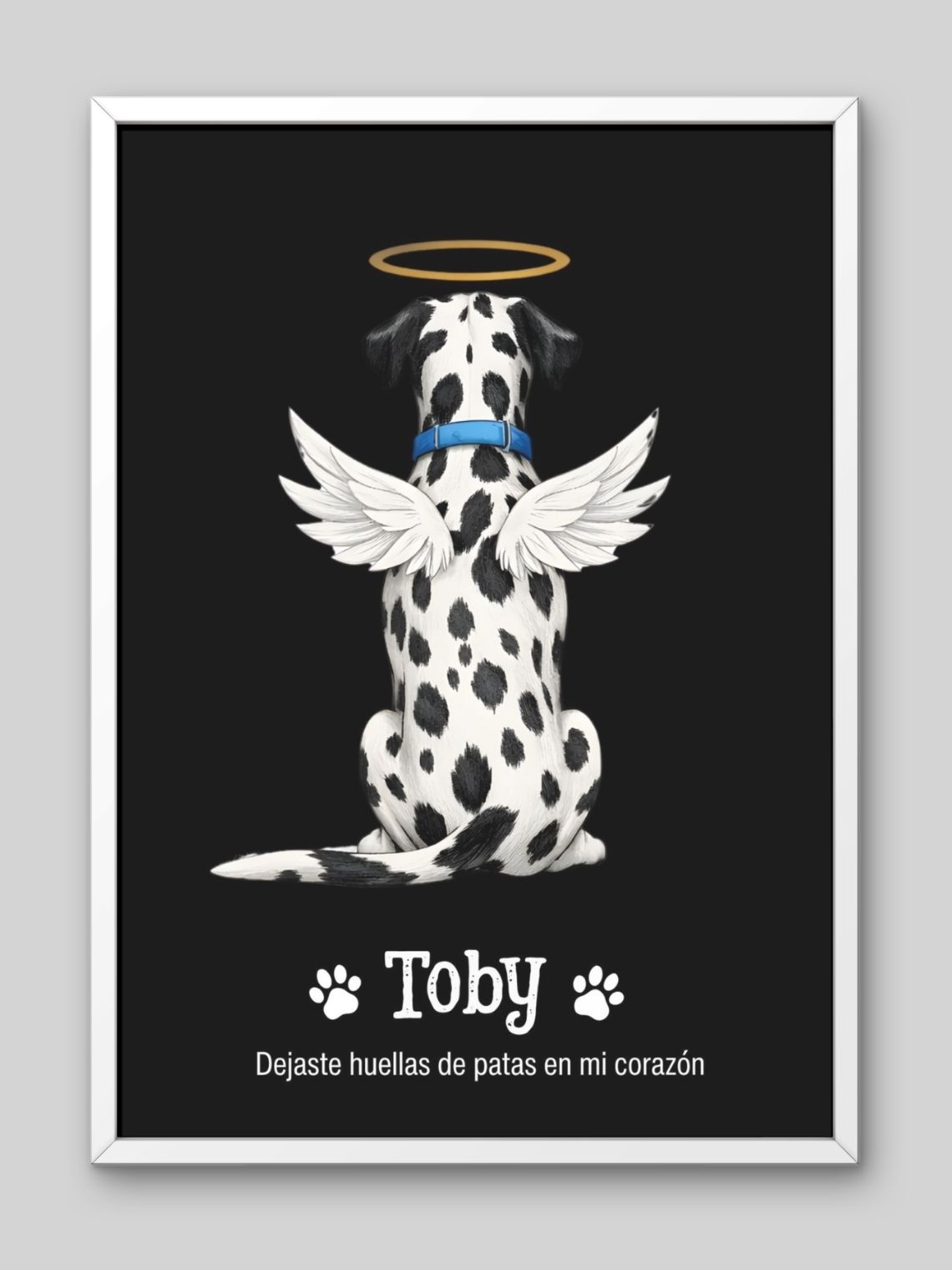 Cuadro Conmemorativo de Mascota Personalizado | Homenaje Puente del Arcoíris 2