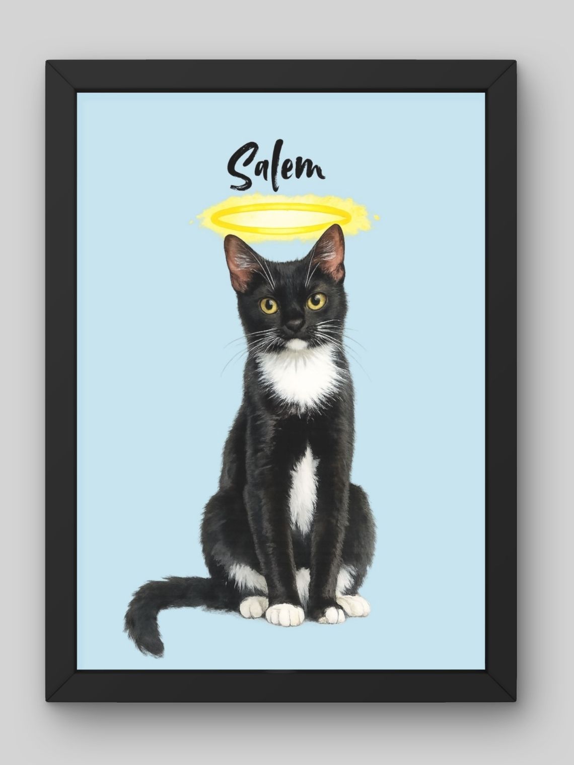 Retrato de Mascota Conmemorativo Personalizado | Ilustración Estilo Acuarela  2