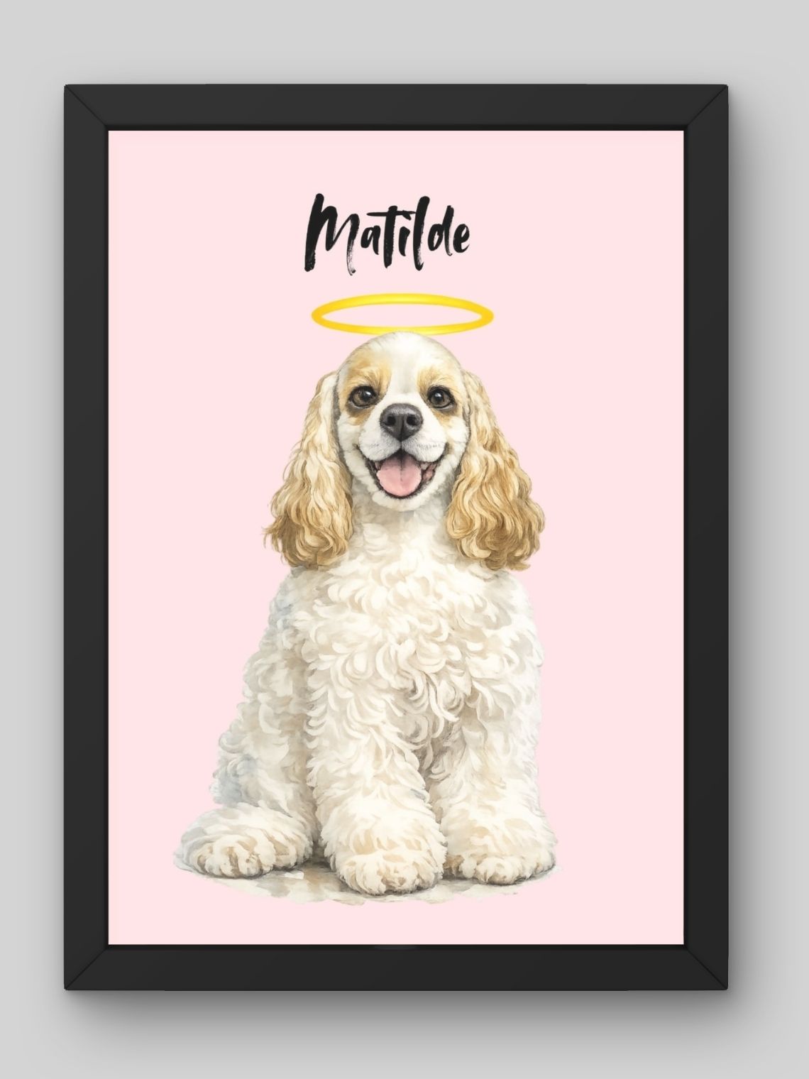 Retrato de Mascota Conmemorativo Personalizado | Ilustración Estilo Acuarela  3