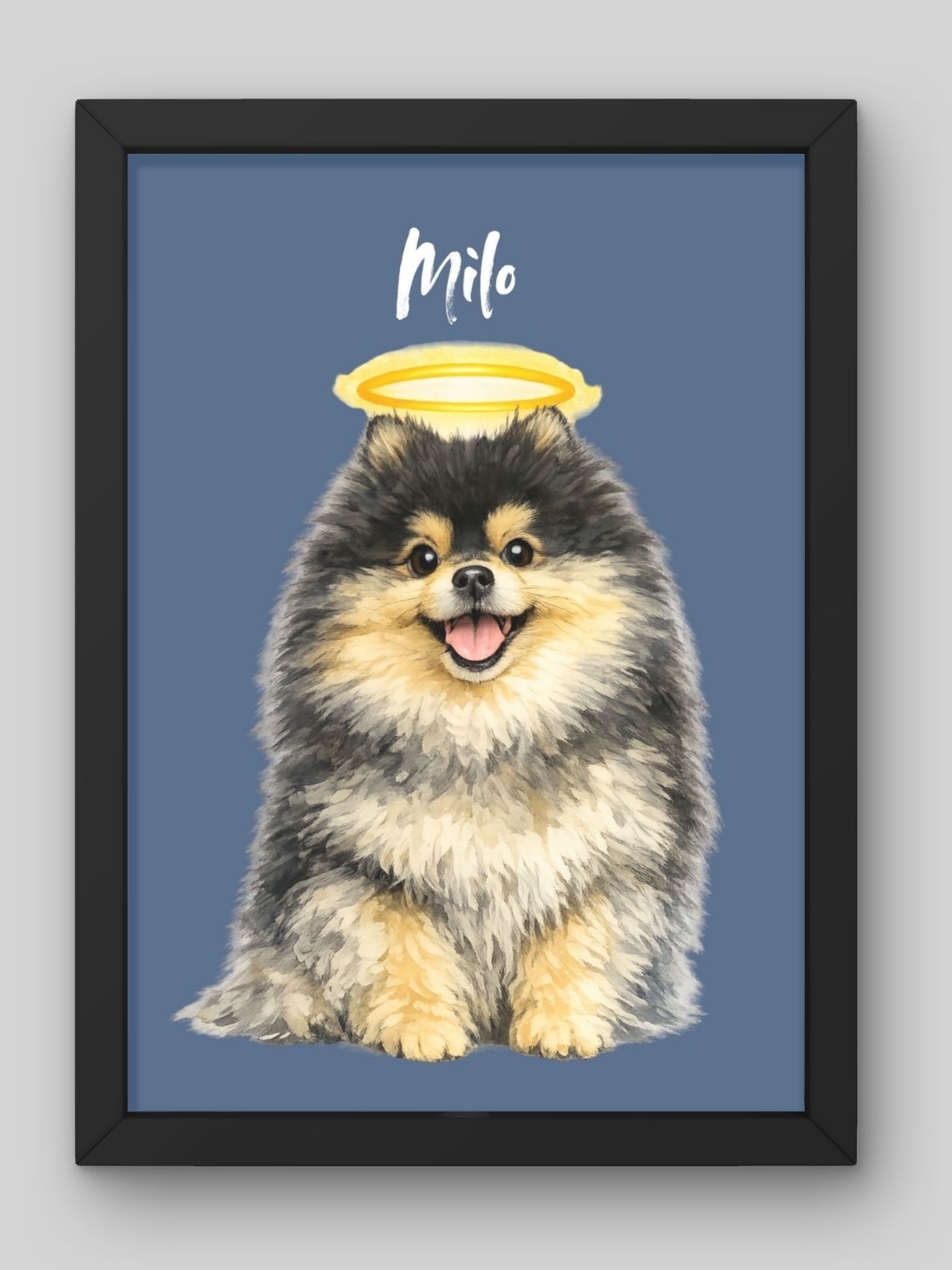 Retrato de Mascota Conmemorativo Personalizado | Ilustración Estilo Acuarela  7