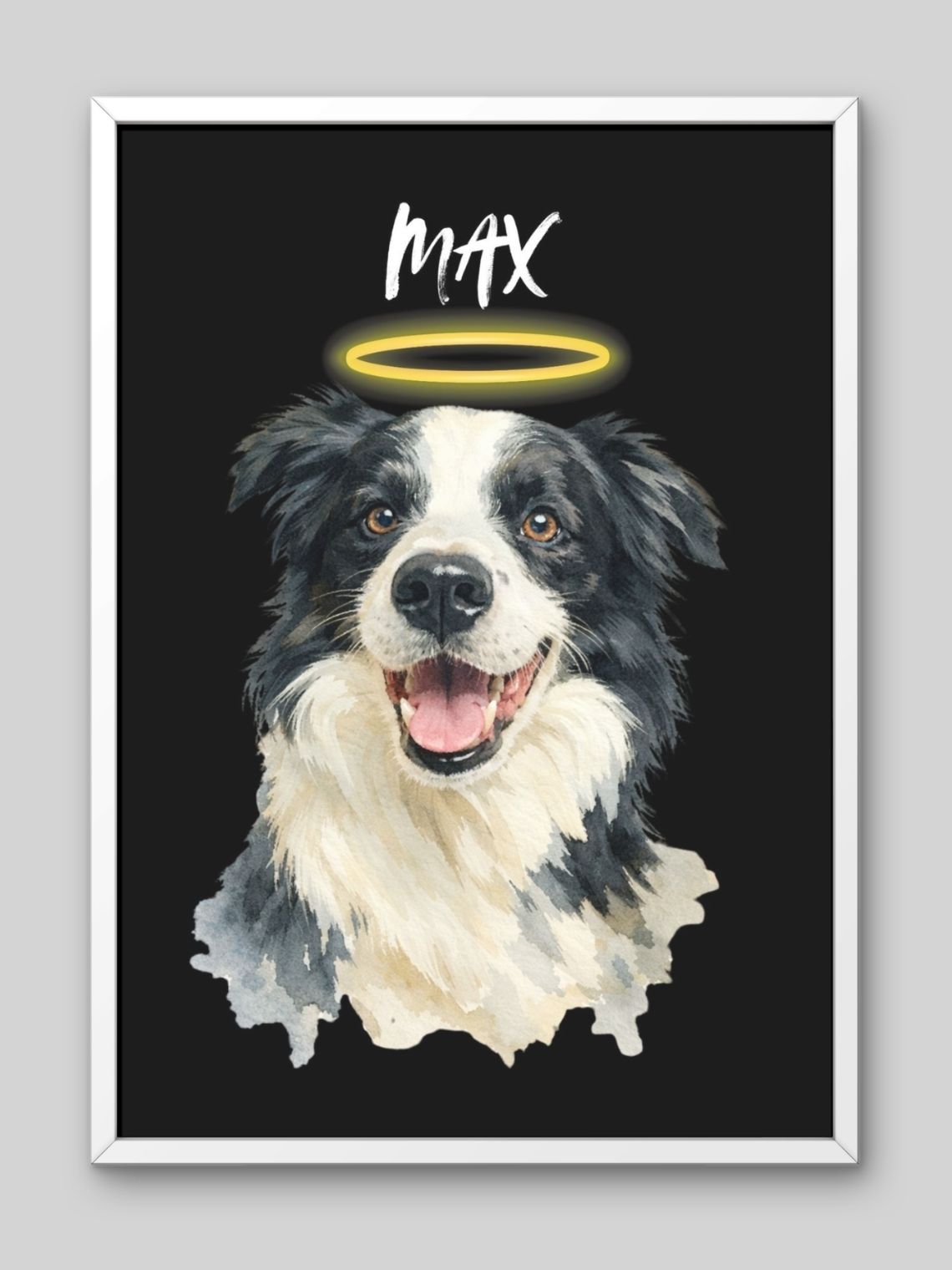 Retrato de Mascota Conmemorativo Personalizado | Ilustración Estilo Acuarela  10