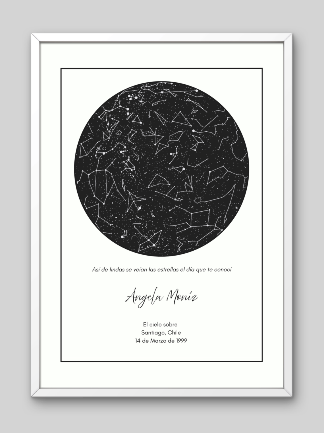  Mapa Estelar Personalizado sin Foto 4