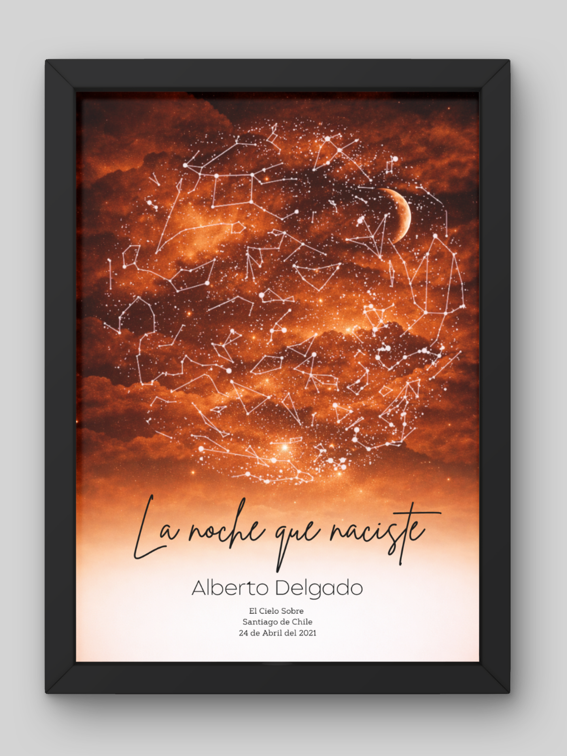  Mapa Estelar Personalizado Cielo Colores 4