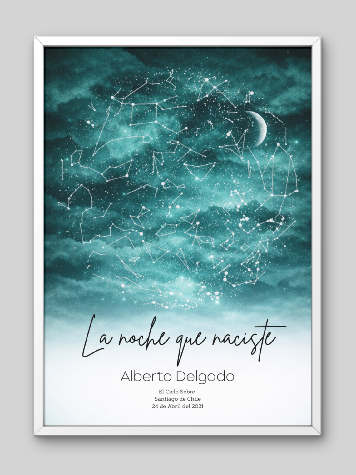  Mapa Estelar Personalizado Cielo Colores 9