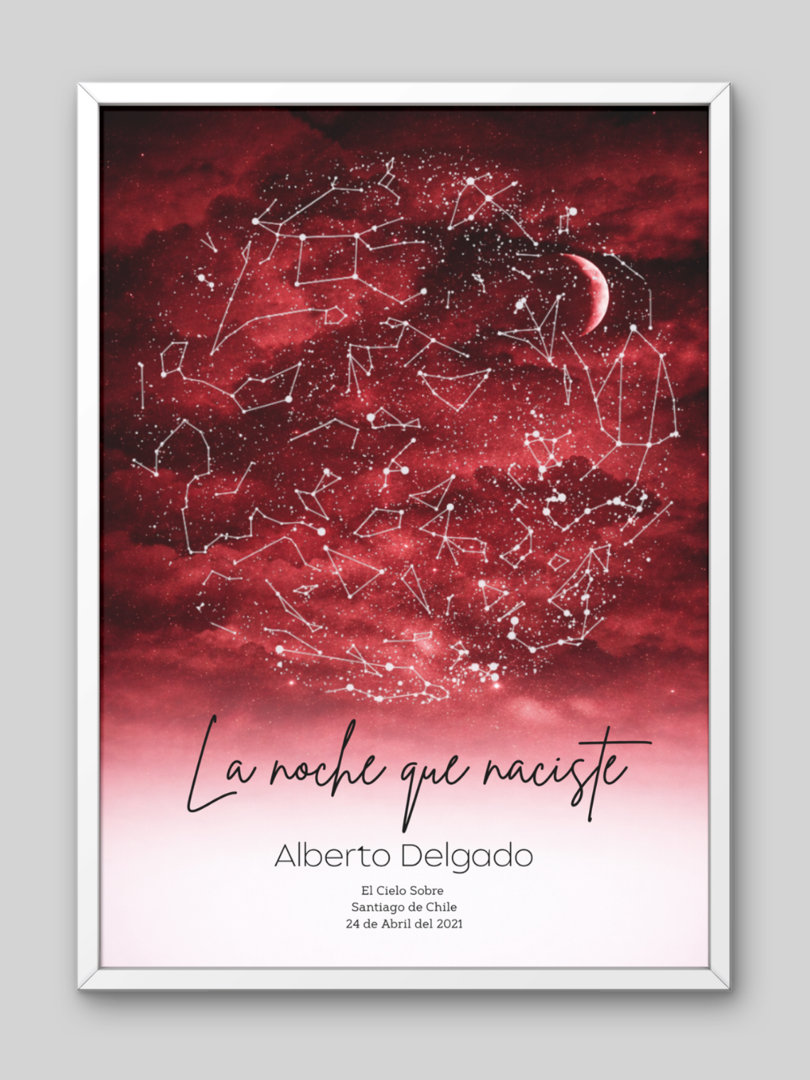  Mapa Estelar Personalizado Cielo Colores 10