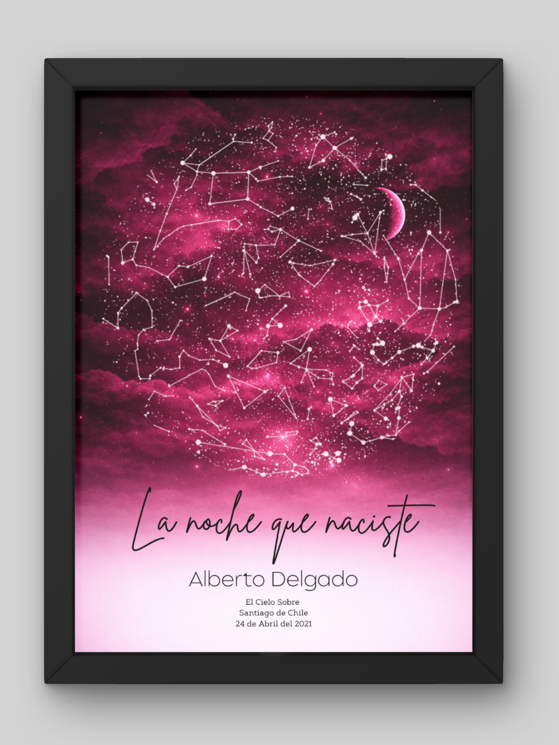  Mapa Estelar Personalizado Cielo Colores 6