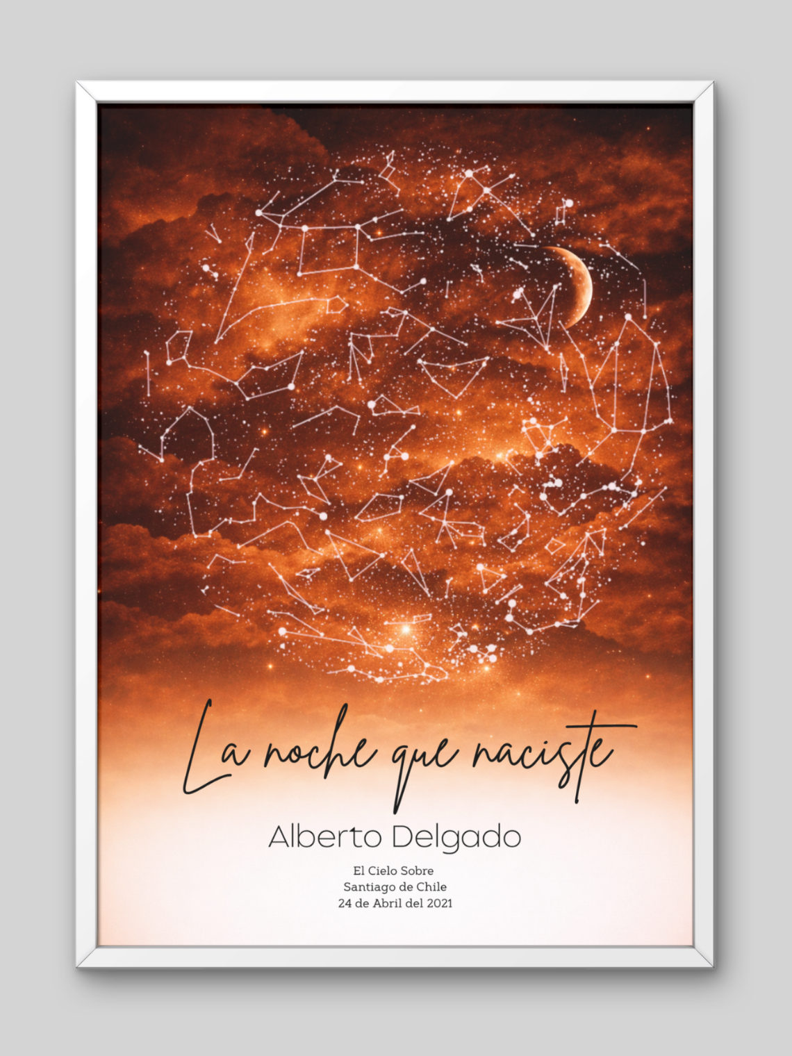  Mapa Estelar Personalizado Cielo Colores 11