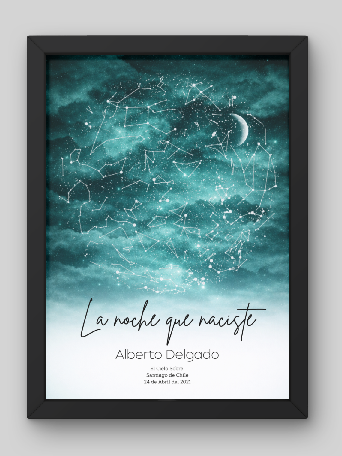  Mapa Estelar Personalizado Cielo Colores 2