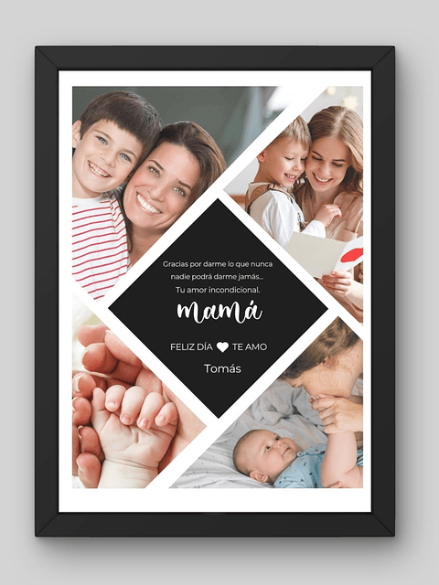 Cuadro Collage Mamá Captura tus Recuerdos para Siempre