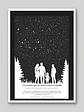 ✨ Cuadro Familia bajo las Estrellas: Un Regalo Eterno 🌌 - Miniatura 2