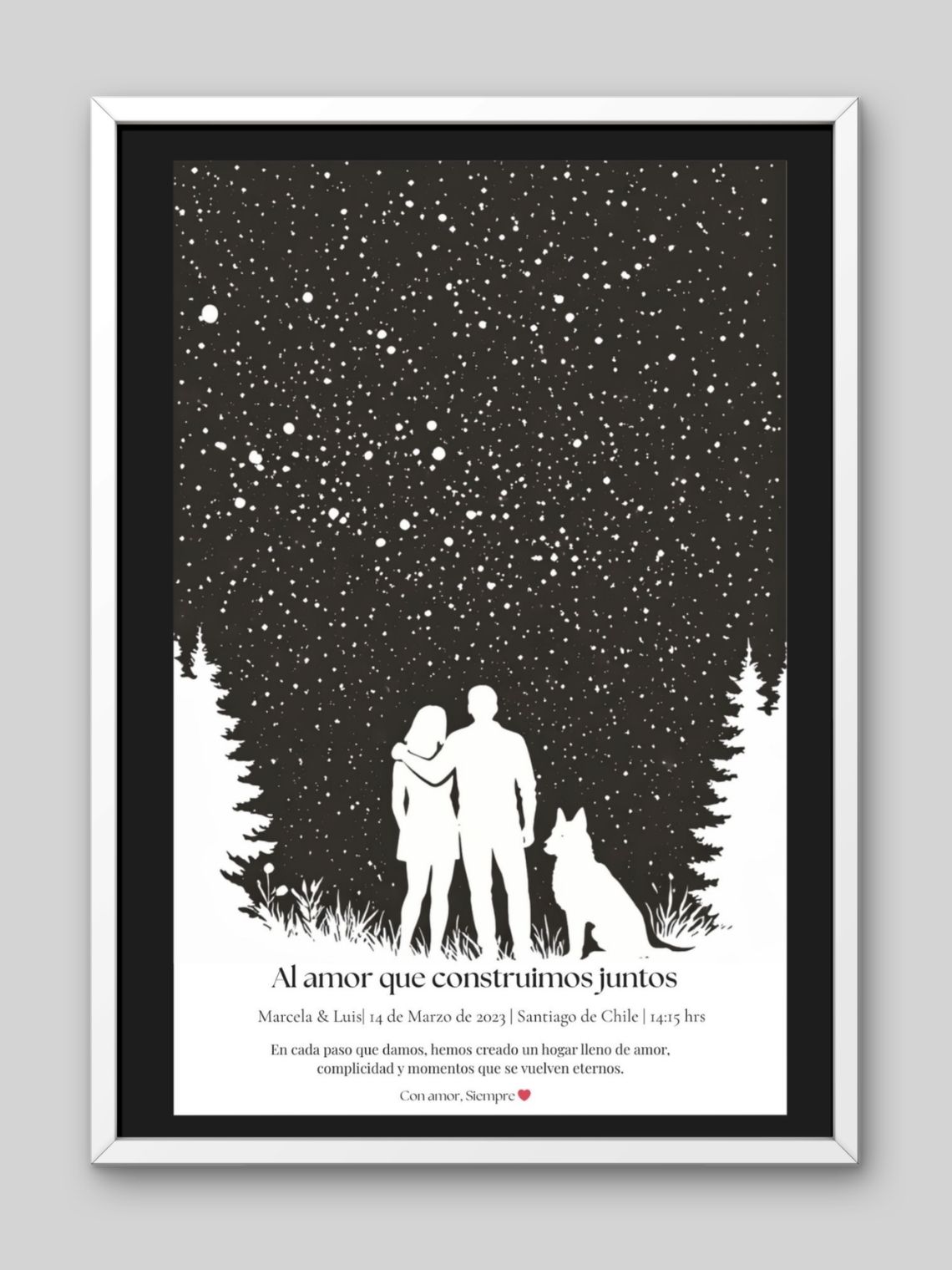 ✨ Cuadro Nuestro Cielo Especial: El Cuadro de tu Historia de Amor 💖 3