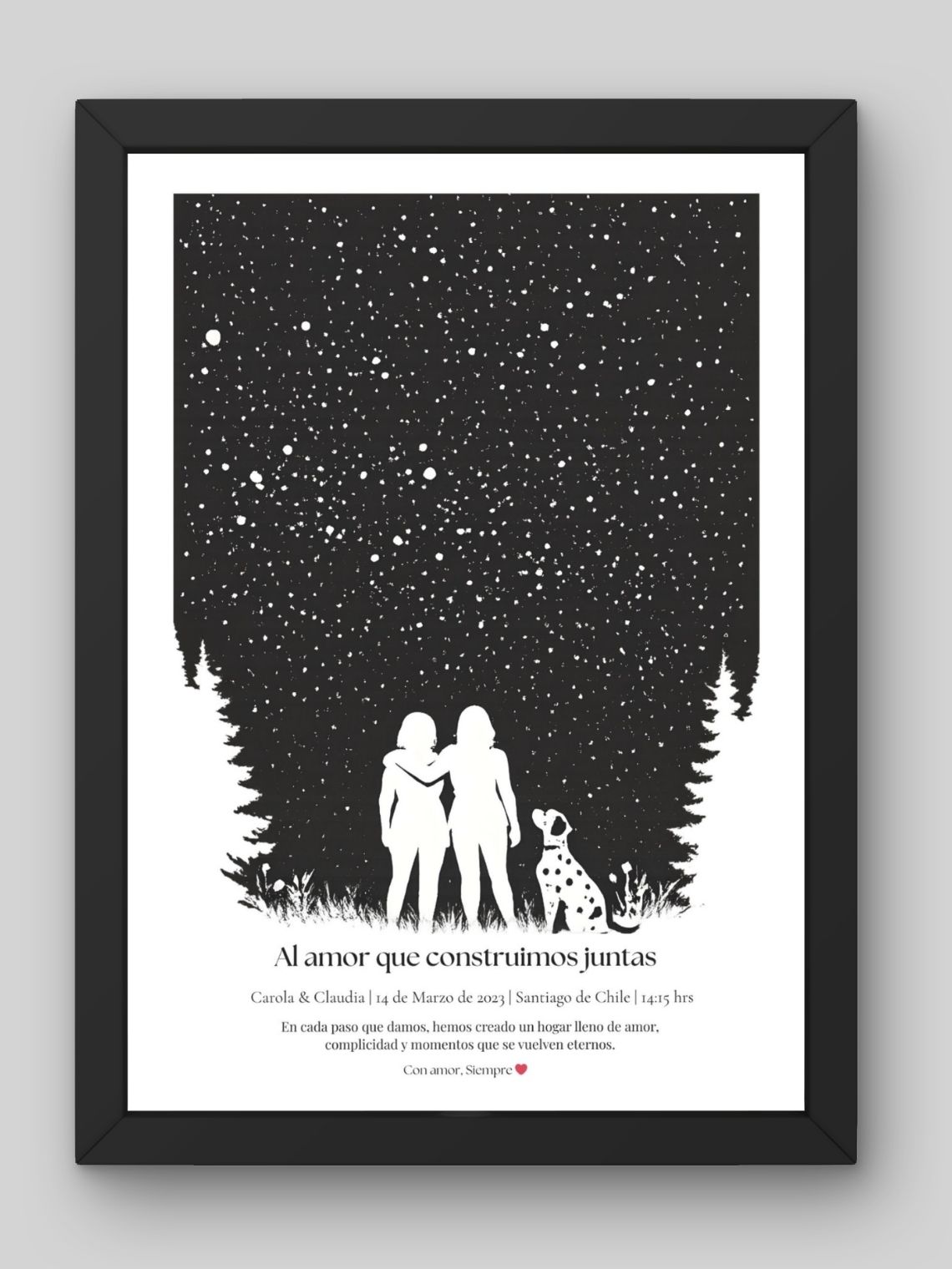 ✨ Cuadro Nuestro Cielo Especial: El Cuadro de tu Historia de Amor 💖 2