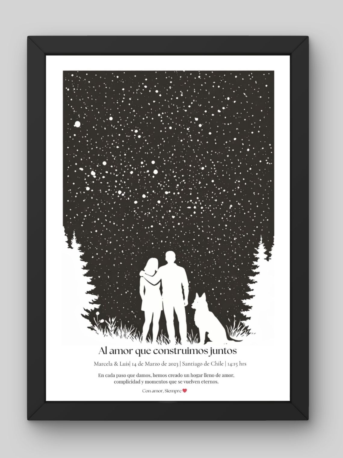 ✨ Cuadro Nuestro Cielo Especial: El Cuadro de tu Historia de Amor 💖 1