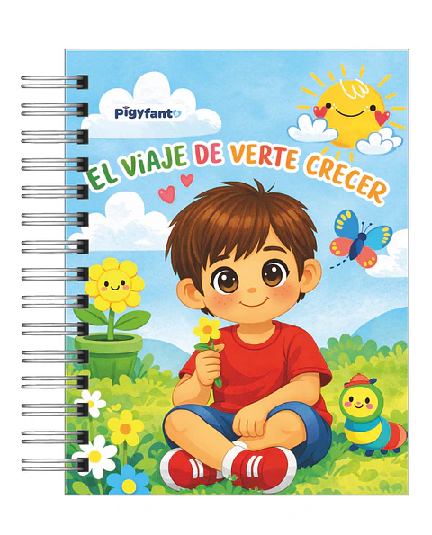 📔 Libro de Recuerdos "El Viaje de Verte Crecer": La Historia de tu Pequeño Aventurero 🚀💙