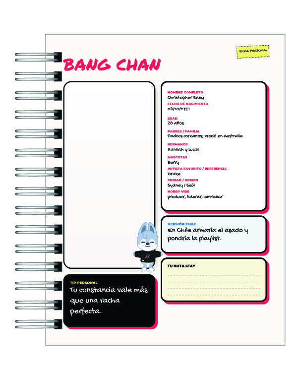  Staybook Stray Kids: Tu Diario de Actividades 100% STAY 🌟✨ 4