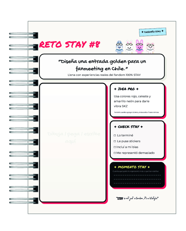  Staybook Stray Kids: Tu Diario de Actividades 100% STAY 🌟✨ 6