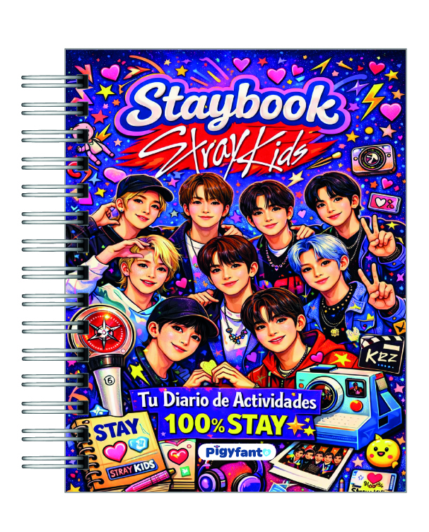  Staybook Stray Kids: Tu Diario de Actividades 100% STAY 🌟✨ 8