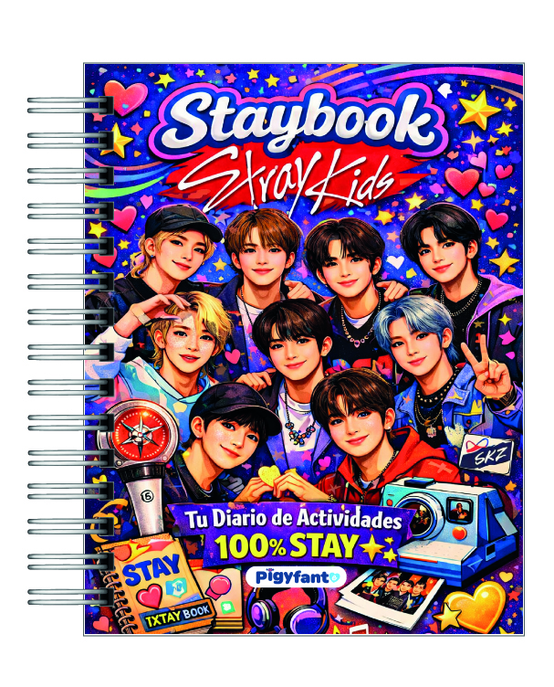  Staybook Stray Kids: Tu Diario de Actividades 100% STAY 🌟✨ 1