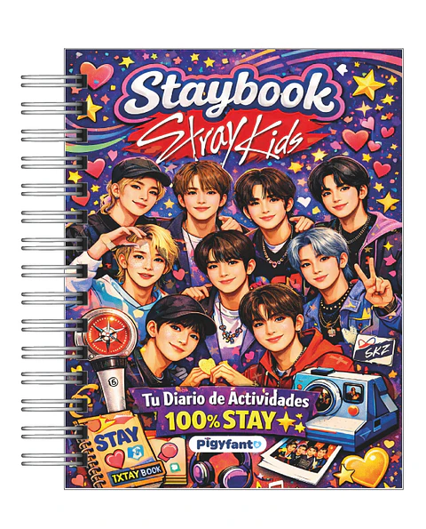  Staybook Stray Kids: Tu Diario de Actividades 100% STAY 🌟✨