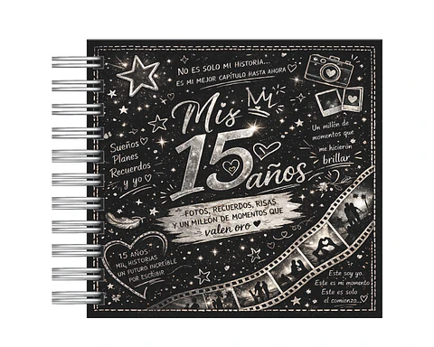 📔 Álbum "Mis 15 Años": El Libro de tu Década Mágica 🌸✨