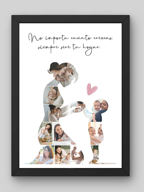 ✨ Cuadro Mosaico "Vínculo de Amor": El Regalo Perfecto para Mamá 👩‍👦💖