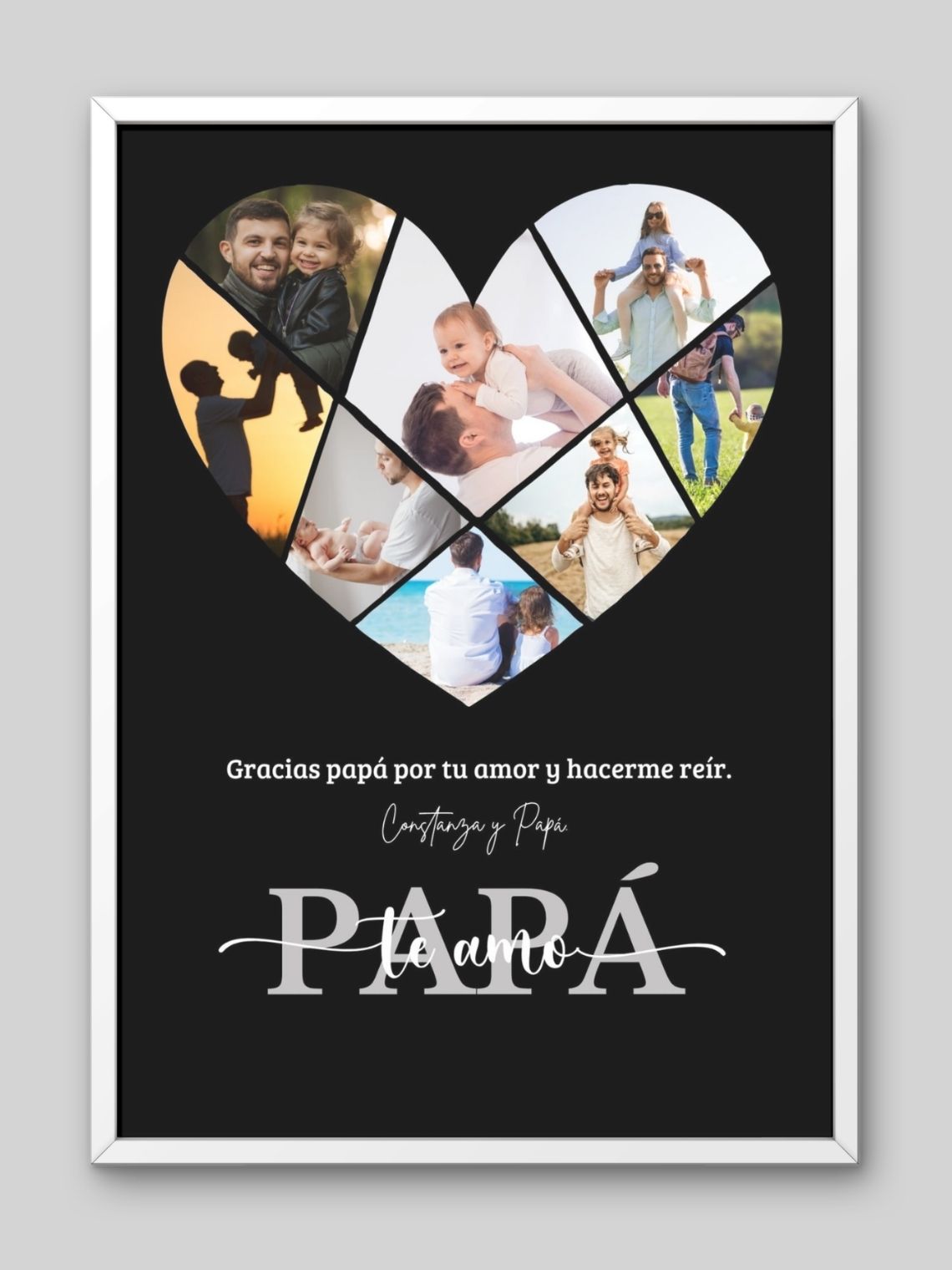 Cuadro Mosaico Corazón 