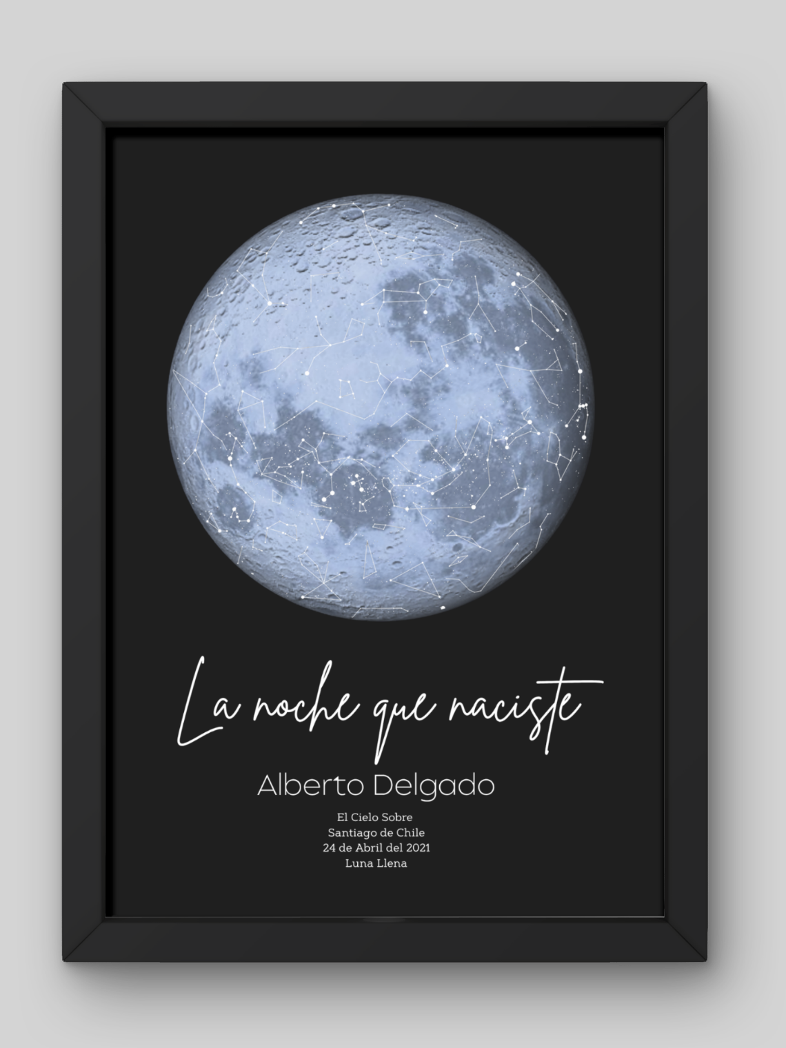  Mapa Estelar Personalizado Fase Lunar 3