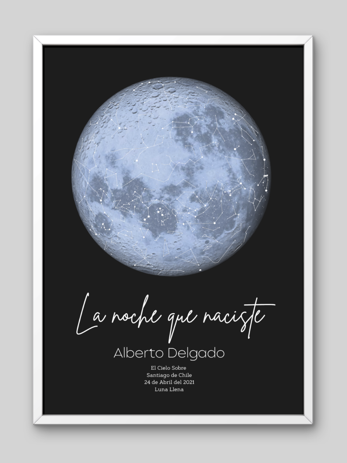  Mapa Estelar Personalizado Fase Lunar 5