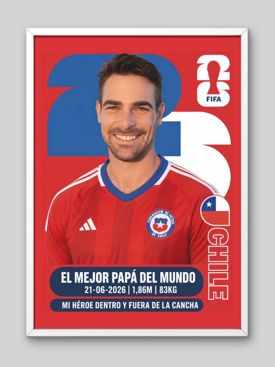 Cuadro  Personalizado Lámina Mundial 2026  5