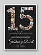 Cuadro Collage Personalizado 15 Años Aniversario  - Miniatura 2