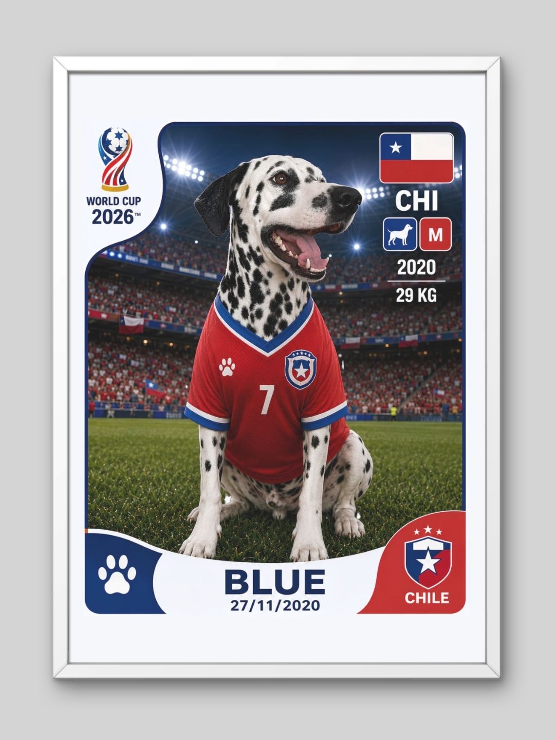 Cuadro Personalizado Lámina Mascota Mundialera 2026 6