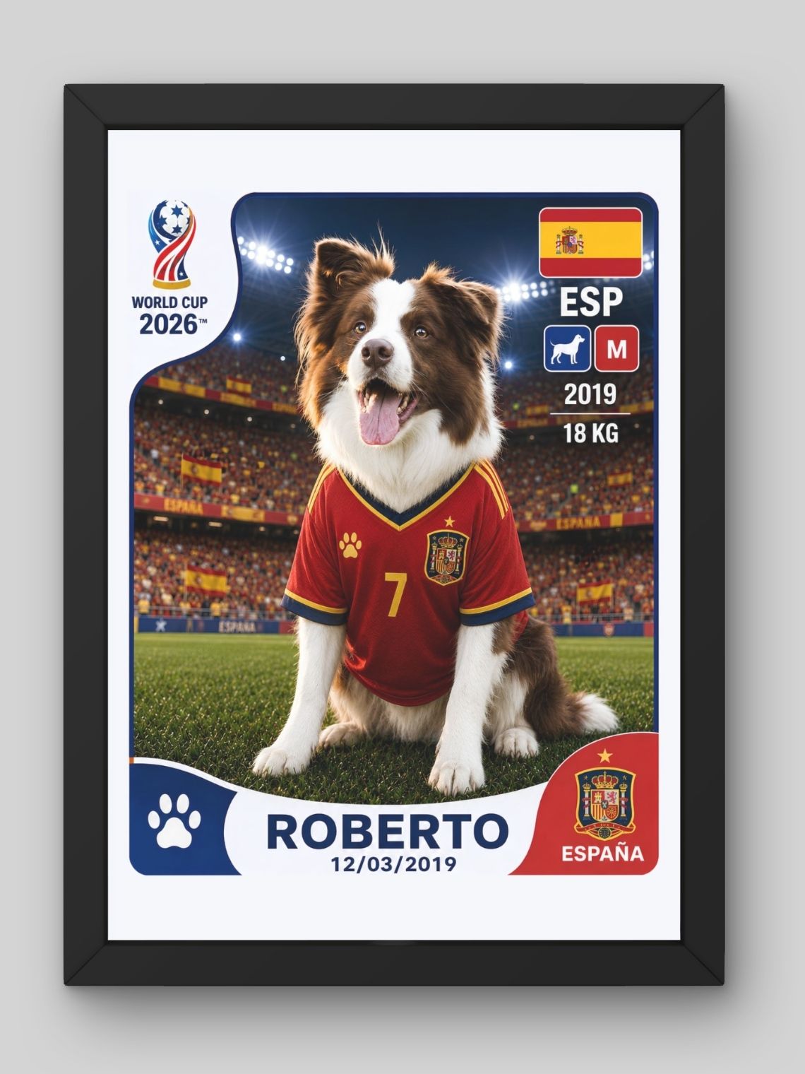 Cuadro Personalizado Lámina Mascota Mundialera 2026 5