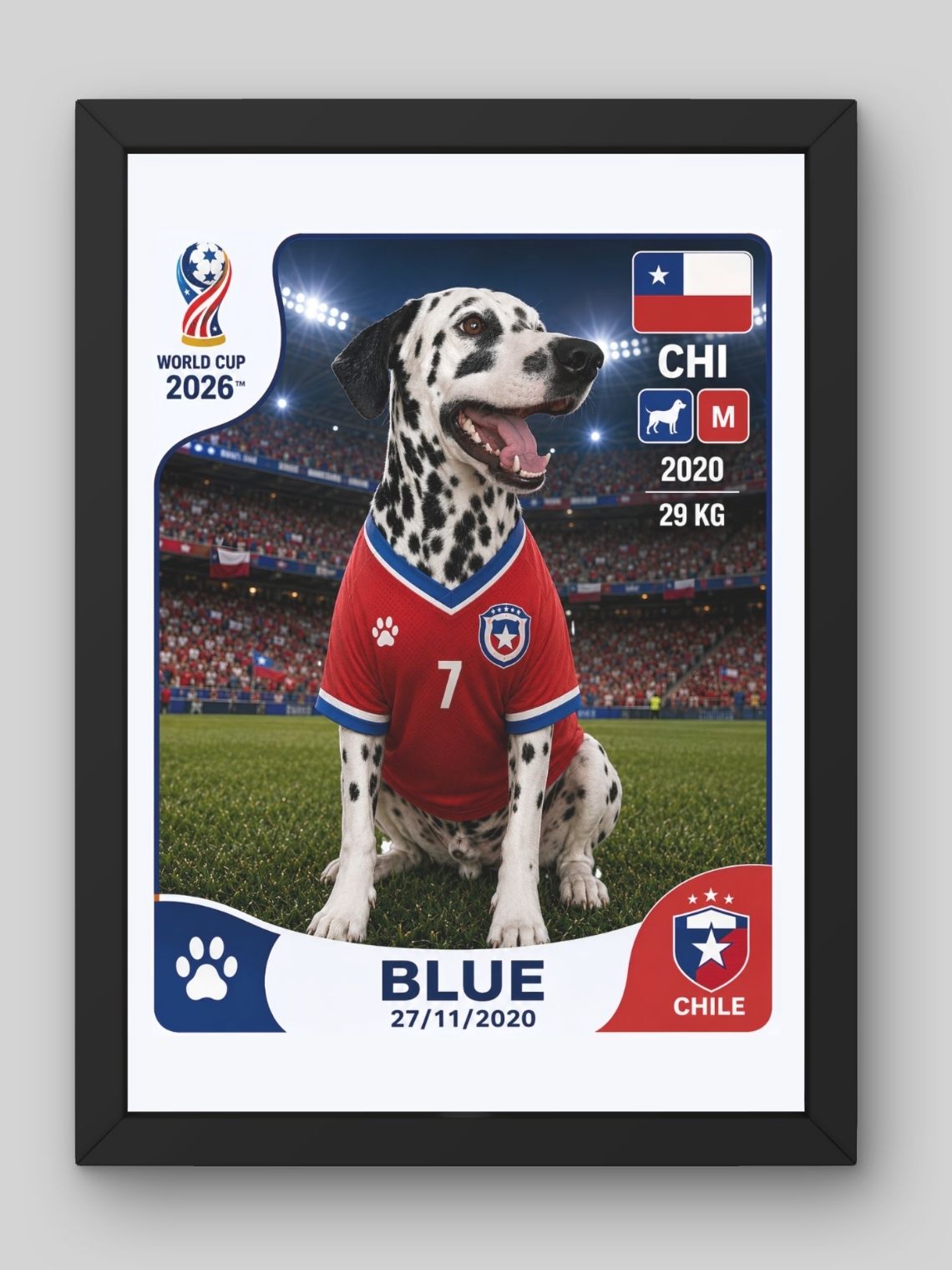 Cuadro Personalizado Lámina Mascota Mundialera 2026 1
