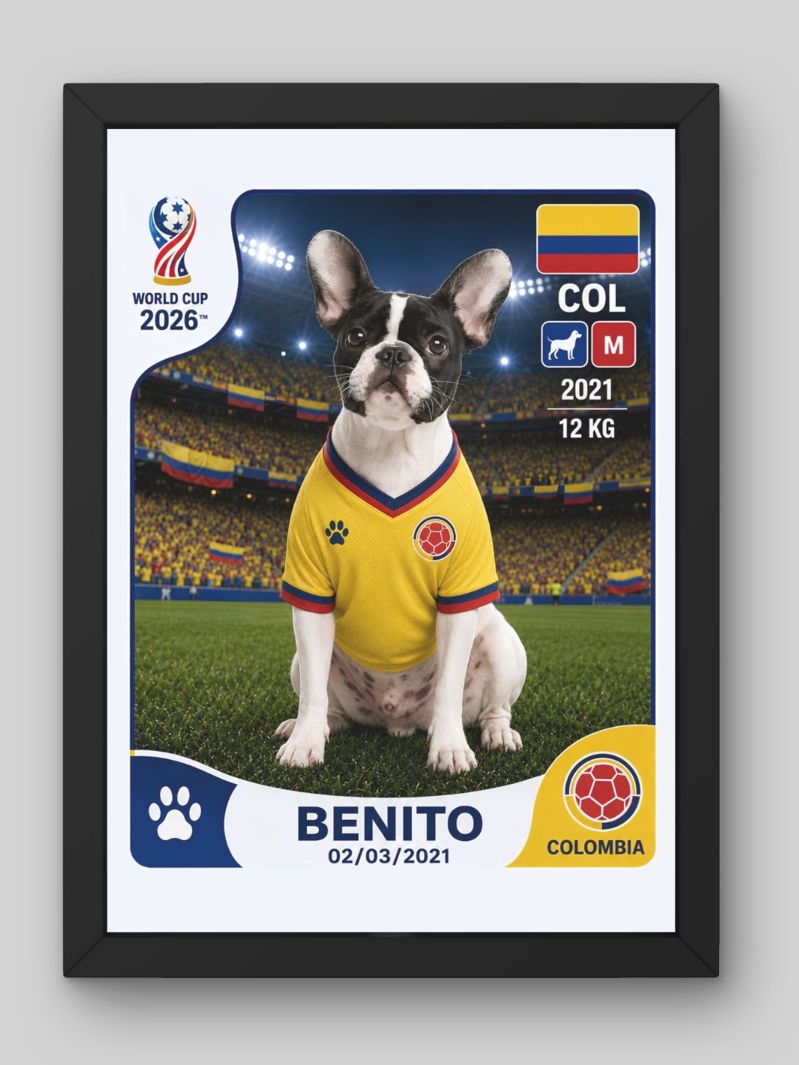 Cuadro Personalizado Lámina Mascota Mundialera 2026 7