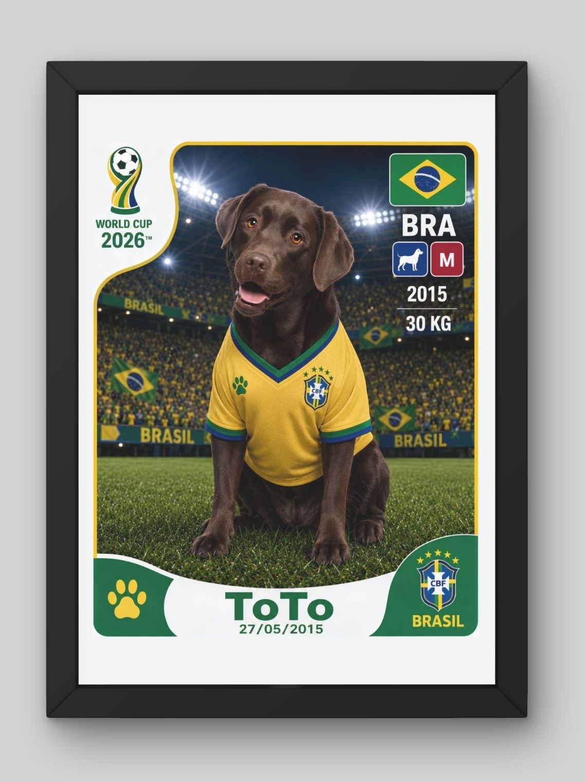 Cuadro Personalizado Lámina Mascota Mundialera 2026 3
