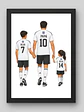 Cuadro Ilustración Personalizada Familia Futbolera  - Miniatura 6