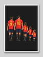 Cuadro Ilustración Personalizada Familia Futbolera  - Miniatura 4