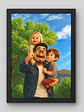 Cuadro Retrato Personalizado Papá Estilo Película Pixar - Miniatura 6